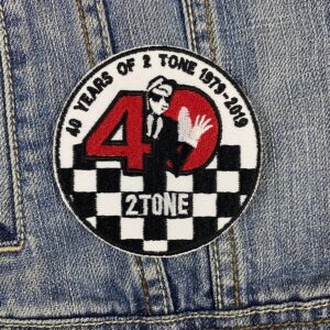 2 Tone Records | Ska | Reggae | Jamaica music | Madness | Embroidered Patch Badge Applique Iron on | Trendy | DIY | Decorative | Collectible
