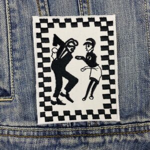 2 Tone Records | Ska | Reggae | Jamaica music | Madness | Embroidered Patch Badge Applique Iron on | Trendy | DIY | Decorative | Collectible