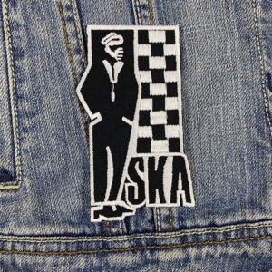 2 Tone Records | Ska | Reggae | Jamaica music | Madness | Embroidered Patch Badge Applique Iron on | Trendy | DIY | Decorative | Collectible