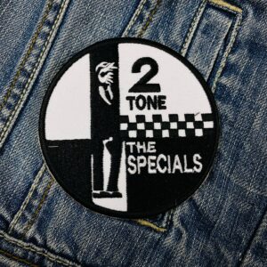 2 Tone Records | Ska | Reggae | Jamaica music | Madness | Embroidered Patch Badge Applique Iron on | Trendy | DIY | Decorative | Collectible