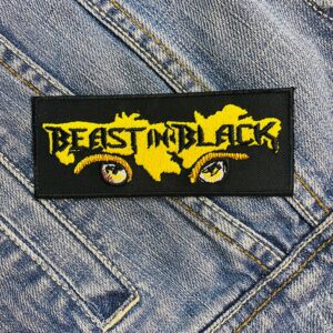 Beast In Black Band | Finnish Metal | Anton Kabanen | Berserker | Embroidered Patch Badge Applique Iron on | Trendy | DIY | Decorative | Collectible