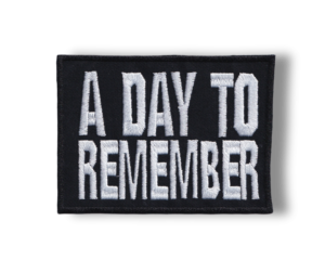 A Day to Remember Band Logo – ADTR square Embroidered Patch Iron-On