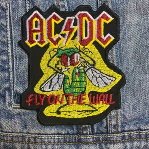 AC/DC band | ACDC | Hard Rock | Australian Rock | Back In Black | Embroidered Patch Badge Applique Iron on | Trendy | DIY | Decorative | Collectible
