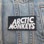 Arctic Monkeys Patch – Classic Black & White Logo Iron-On