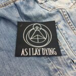 As I Lay Dying Patch – Minimalist Logo Embroidered Badge Iron-On