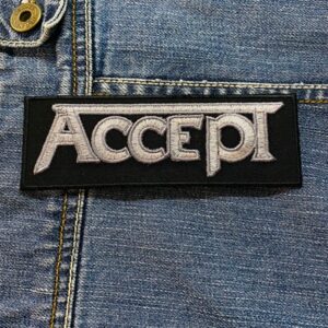 Accept Band | Heavy Metal | German Metal | Blind Rage | Embroidered Patch Badge Applique Iron on | Trendy | DIY | Decorative | Collectible