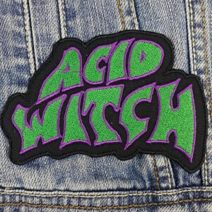Acid Witch Band | Doom Metal | Death Metal | Michigan Band | Embroidered Patch Badge Applique Iron on | Trendy | DIY | Decorative | Collectible