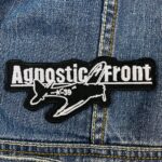 Agnostic Front Band | Hardcore Punk | New York Hardcore | PMA | Embroidered Patch Badge Applique Iron on | Trendy | DIY | Decorative | Collectible