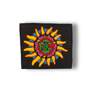 Alice in Chains Sun Logo Patch – "Tripod" Era Embroidered Band Emblem Iron-On