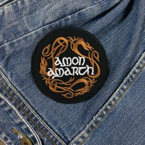 Amon Amarth Band | Melodic Death Metal | Viking Metal | Swedish Metal | Embroidered Patch Badge Applique Iron on | Trendy | DIY | Decorative | Collectible