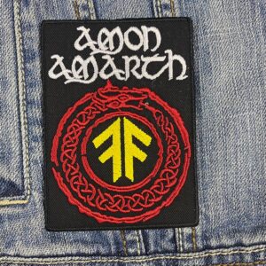 Amon Amarth Band | Melodic Death Metal | Viking Metal | Swedish Metal | Embroidered Patch Badge Applique Iron on | Trendy | DIY | Decorative | Collectible