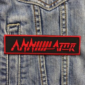 Annihilator Band | Thrash Metal | Canadian Metal | Jeff Waters | Neverland | Embroidered Patch Badge Applique Iron on | Trendy | DIY | Decorative | Collectible