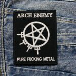 Arch Enemy Band | Melodic Death Metal | Angela Gossow | Aggressive Vocals | Embroidered Patch Badge Applique Iron on | Trendy | DIY | Decorative | Collectible