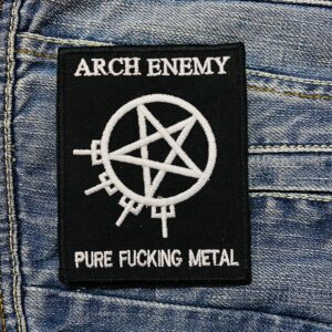 Arch Enemy Band | Melodic Death Metal | Angela Gossow | Aggressive Vocals | Embroidered Patch Badge Applique Iron on | Trendy | DIY | Decorative | Collectible