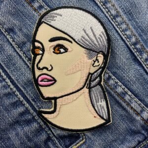 Ariana Grande | Pop Music | American Singer | Actress | Thank U, Next | Embroidered Patch Badge Applique Iron on | Trendy | DIY | Decorative | Collectible