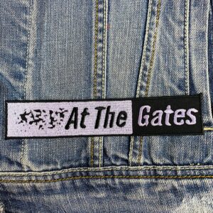 At The Gates Band | Melodic Death Metal | Swedish Band | Slaughter Of The Soul | Embroidered Patch Badge Applique Iron on | Trendy | DIY | Decorative | Collectible