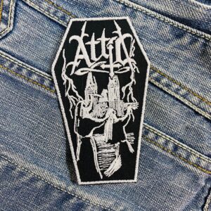 Attic Band | German Heavy Metal | The Invocation | Vintage Sound | Embroidered Patch Badge Applique Iron on | Trendy | DIY | Decorative | Collectible
