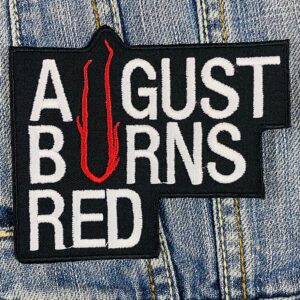 August Burns Red Band | Metalcore | Christian Metal | Pennsylvania Band | Embroidered Patch Badge Applique Iron on | Trendy | DIY | Decorative | Collectible