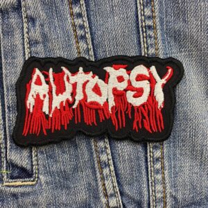 Autopsy | Death Metal | Chris Reifert | Classic Death Metal | Death Doom | Embroidered Patch Badge Applique Iron on | Trendy | DIY | Decorative | Collectible