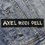 Axel Rudi Pell | German Guitarist | Melodic Metal | Nasty Reputation | Signature Guitar Style | Embroidered Patch Badge Applique Iron on | Trendy | DIY | Decorative | Collectible