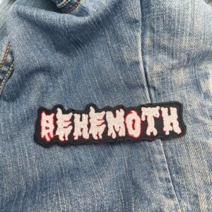 Behemoth Band Embroidered Patch – Metal Logo Style Iron-On