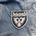 Behemoth Crest Shield Patch – Black Metal Band Logo – Embroidered Emblem Iron-On