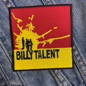 Billy Talent | Canadian Rock | Ben Kowalewicz | Catchy Hooks | Alternative Rock | Embroidered Patch Badge Applique Iron on | Trendy | DIY | Decorative | Collectible
