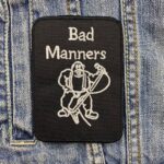 Bad Manners | Ska | 2 tone | Buster Bloodvessel | Embroidered Patch Badge Applique Iron on | Trendy | DIY | Decorative | Collectible