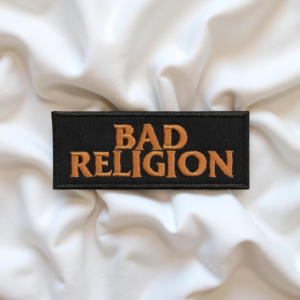 Bad Religion Logo Patch – Classic Punk Rock Band Embroidered Badge