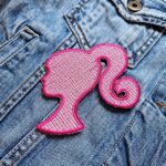 Barbie Silhouette Head Patch Iron-On