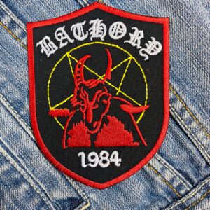 Bathory | Black Metal | Tomas Forsberg | Viking metal | Blood Fire Death | Embroidered Patch Badge Applique Iron on | Trendy | DIY | Decorative | Collectible