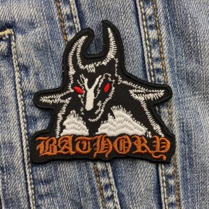 Bathory | Black Metal | Tomas Forsberg | Viking metal | Blood Fire Death | Embroidered Patch Badge Applique Iron on | Trendy | DIY | Decorative | Collectible