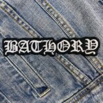 Bathory | Black Metal | Tomas Forsberg | Viking metal | Blood Fire Death | Embroidered Patch Badge Applique Iron on | Trendy | DIY | Decorative | Collectible