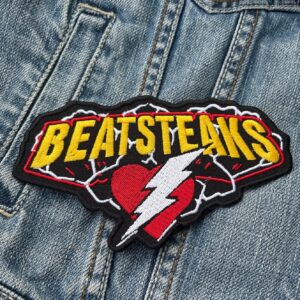 Beatsteaks Band | German Rock | Peter Baumann | Energetic Live Performances | Embroidered Patch Badge Applique Iron on | Trendy | DIY | Decorative | Collectible