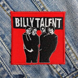 Billy Talent | Canadian Rock | Ben Kowalewicz | Catchy Hooks | Alternative Rock | Embroidered Patch Badge Applique Iron on | Trendy | DIY | Decorative | Collectible