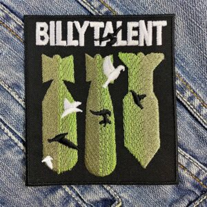 Billy Talent | Canadian Rock | Ben Kowalewicz | Catchy Hooks | Alternative Rock | Embroidered Patch Badge Applique Iron on | Trendy | DIY | Decorative | Collectible