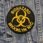 Biohazard Band | New York Hardcore | Even Seinfeld | Rap Metal | Embroidered Patch Badge Applique Iron on | Trendy | DIY | Decorative | Collectible