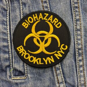 Biohazard Band | New York Hardcore | Even Seinfeld | Rap Metal | Embroidered Patch Badge Applique Iron on | Trendy | DIY | Decorative | Collectible