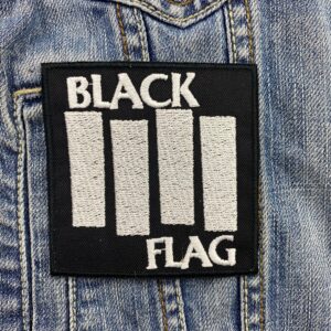 Black Flag Classic Logo Patch Iron-On