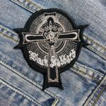 Black Sabbath Gothic Cross Patch Iron-On