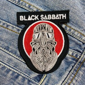 Black Sabbath Sci-Fi Skull Patch Iron-On