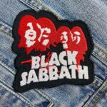 Black Sabbath Faces Silhouette Patch Iron-On