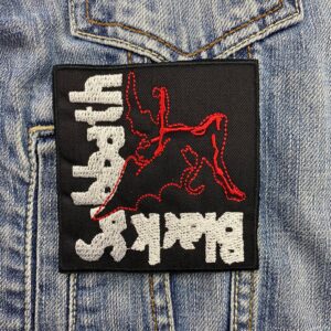 Black Sabbath Red Demon Vertical Patch Iron-On