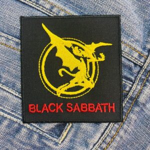 Black Sabbath Demon Logo Patch Iron-On