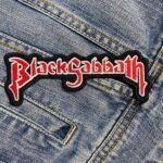 Black Sabbath Red Logo Patch Iron-On