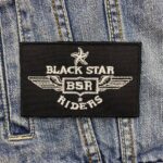 Black Star Riders | Hard Rock | Ricky Warwick | Scott Gorham | Embroidered Patch Badge Applique Iron on | Trendy | DIY | Decorative | Collectible