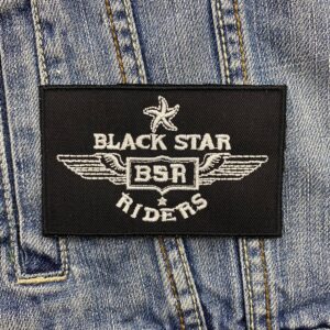 Black Star Riders | Hard Rock | Ricky Warwick | Scott Gorham | Embroidered Patch Badge Applique Iron on | Trendy | DIY | Decorative | Collectible