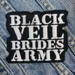 Black Veil Brides Army | American Rock | Andy Biersack | Fallen Angels | Embroidered Patch Badge Applique Iron on | Trendy | DIY | Decorative | Collectible