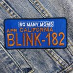 Blink-182 California License Plate Patch – Iron-On