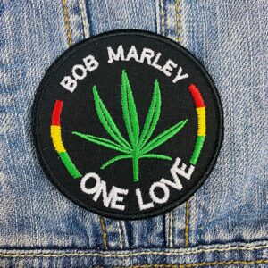 Bob Marley | Jamaican Reggae | The Wailers | One Love | Exodus | Embroidered Patch Badge Applique Iron on | Trendy | DIY | Decorative | Collectible